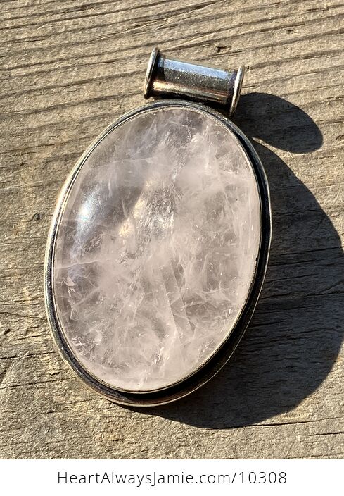 Rose Quartz Crystal Stone Pendant Jewelry - #UADrnqfYc70-1