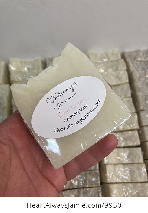 Rose Quartz Handmade from Scratch Soap Coconut and Olive Oil Base - #v7nUX3lm5Xw-5