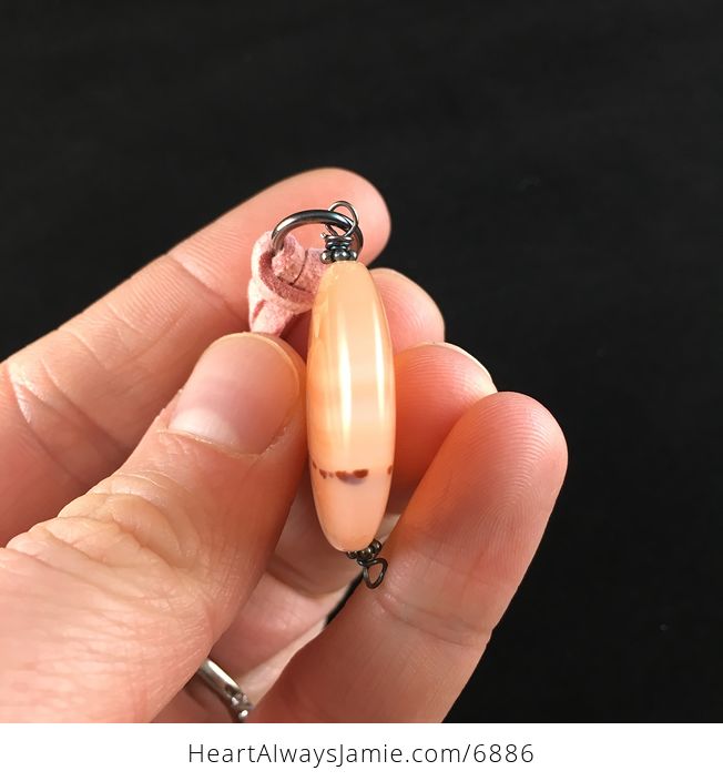 Round Carnelian Stone Jewelry Pendant Necklace - #Dq5Tbj1jcsk-3