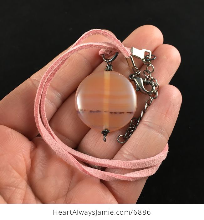 Round Carnelian Stone Jewelry Pendant Necklace - #Dq5Tbj1jcsk-4