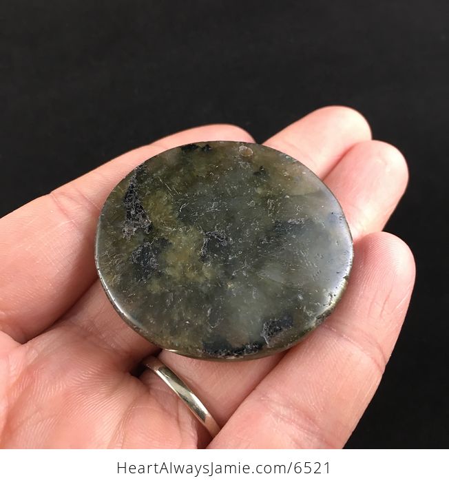 Round Labradorite Stone Jewelry Pendant - #HJQcU2Haijg-2