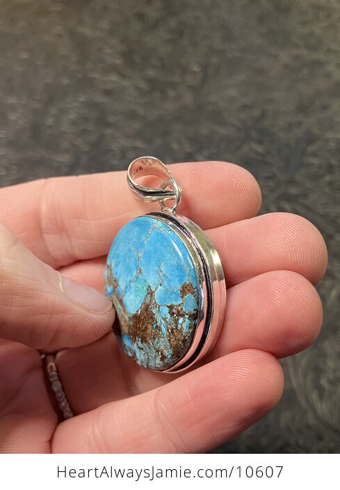 Round Turquoise Crystal Stone Jewelry Pendant - #Dj5ols7K3ZI-3