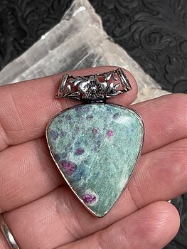 Ruby Fuchsite Kyanite Stone Jewelry Crystal Pendant #2495xhl4DAs