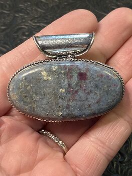 Ruby Fuschite Kyanite Handcrafted Stone Jewelry Crystal Pendant #3OOXg8NvaIg