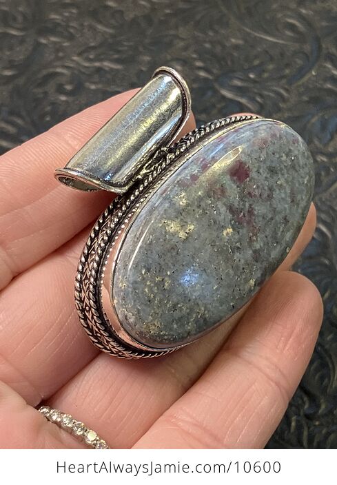 Ruby Fuschite Kyanite Handcrafted Stone Jewelry Crystal Pendant - #3OOXg8NvaIg-3