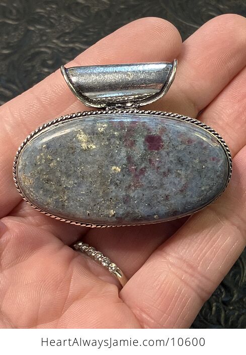 Ruby Fuschite Kyanite Handcrafted Stone Jewelry Crystal Pendant - #3OOXg8NvaIg-1