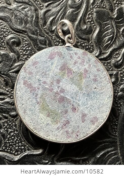 Ruby Fuschite Kyanite Handcrafted Stone Jewelry Crystal Pendant - #JC47Nqv8g6I-4