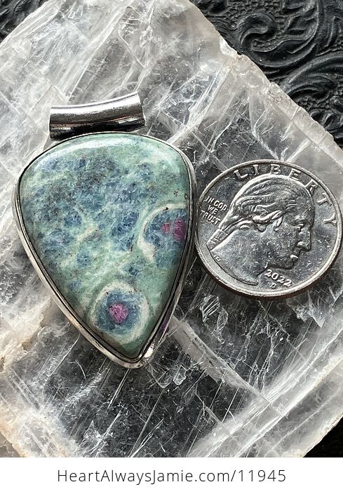 Ruby Fuschite Kyanite Stone Jewelry Crystal Pendant - #fbTfj56dKag-8