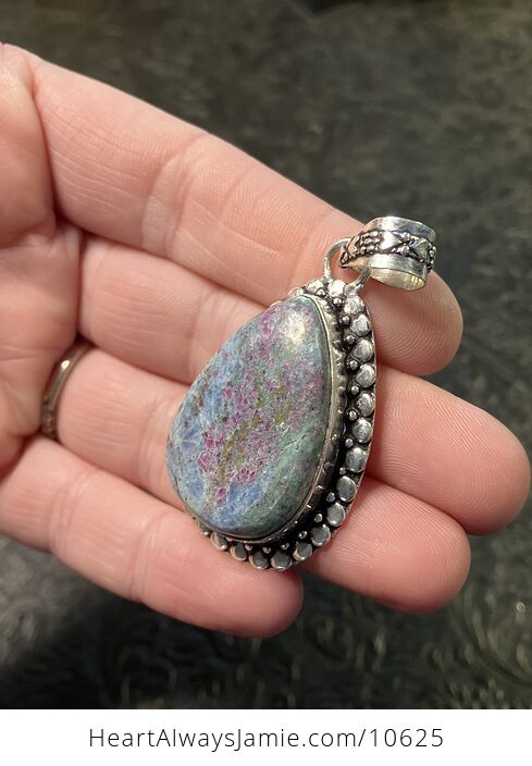 Ruby Fuschite Kyanite Stone Jewelry Crystal Pendant - #mCgQ1VaqOes-5
