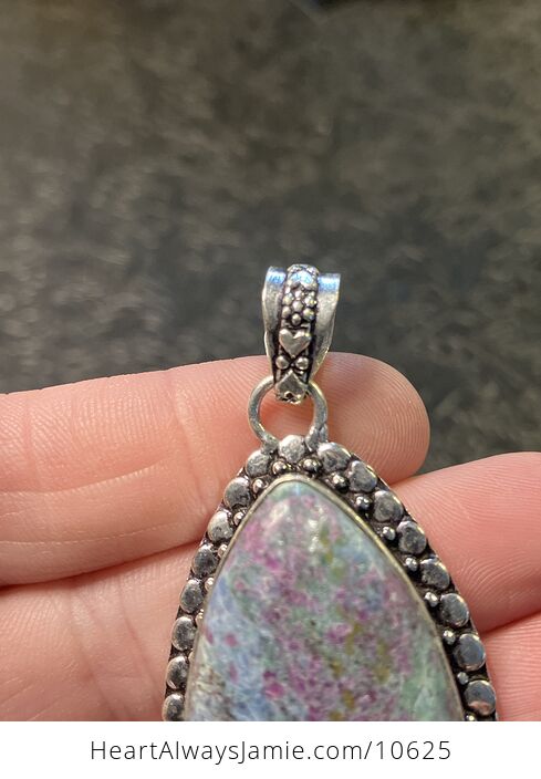 Ruby Fuschite Kyanite Stone Jewelry Crystal Pendant - #mCgQ1VaqOes-3