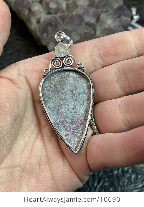 Ruby Fuschite Kyanite Stone Jewelry Crystal Pendant - #vVhUZkDtHxY-5