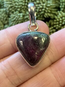 Ruby in Zoisite Handcrafted Stone Jewelry Crystal Pendant #6wm76wrloCc