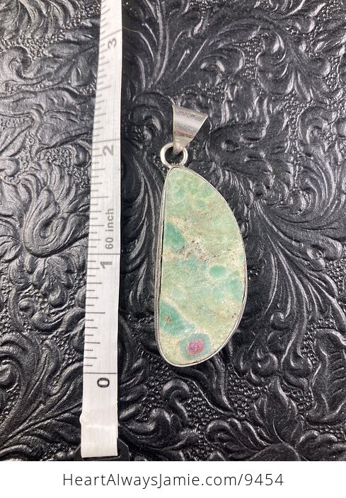 Ruby Zoisite Crystal Stone Jewelry Pendant - #SZhx6MJyD9E-2