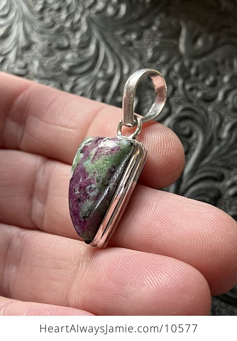 Ruby Zoisite Handcrafted Stone Jewelry Crystal Pendant - #y1ddERJWEcQ-4
