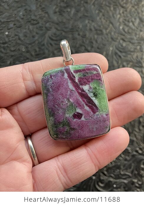 Ruby Zoisite Handcrafted Stone Jewelry Crystal Pendant Chip Discount - #hyV07l2RNqA-2