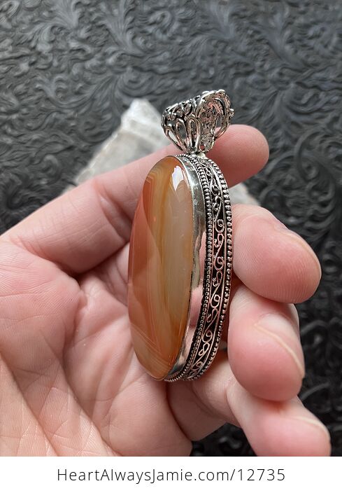 Sardonyx Crystal Jewelry Stone Pendant - #YC8t2V3Pgv4-3