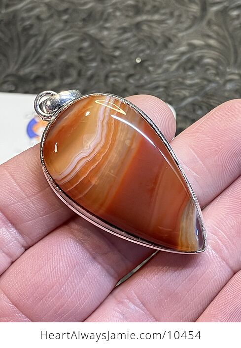 Sardonyx Crystal Stone Pendant Charm Jewelry - #VRXaQKqjoyg-1