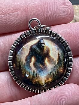 Sasquatch Bigfoot Cryptid Pendant Keychain Charm #922iOQIBrmI