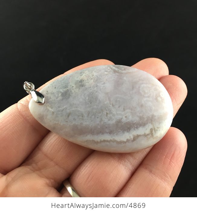 Scenic Agate Stone Jewelry Pendant - #uFaWrcfndzE-4