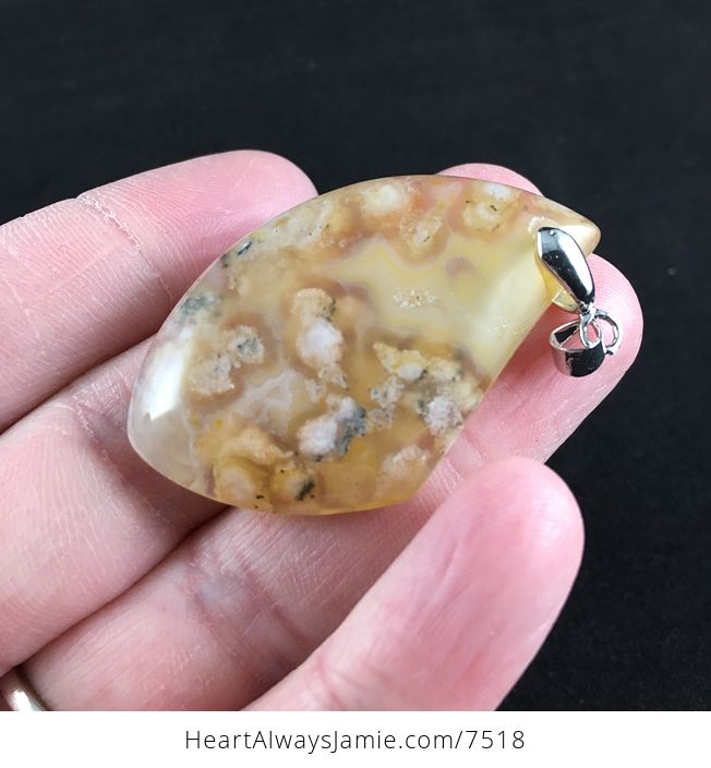 Scenic Dendritic Agate Stone Jewelry Pendant - #Bm1r3NADHpo-2