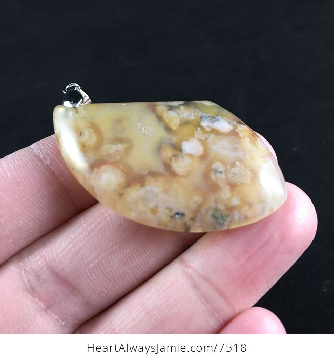 Scenic Dendritic Agate Stone Jewelry Pendant - #Bm1r3NADHpo-3