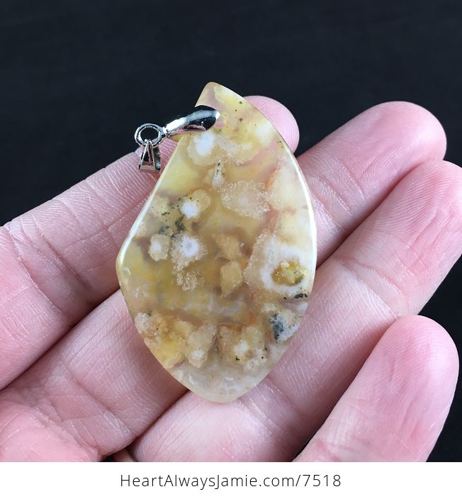 Scenic Dendritic Agate Stone Jewelry Pendant - #Bm1r3NADHpo-4