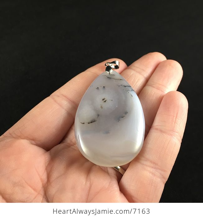 Scenic Dendritic Agate Stone Jewelry Pendant - #FrO8RQr7k2U-5