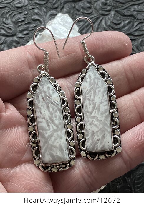 Scolecite Stone Crystal Jewelry Earrings Discounted - #wUjF0QHa348-3