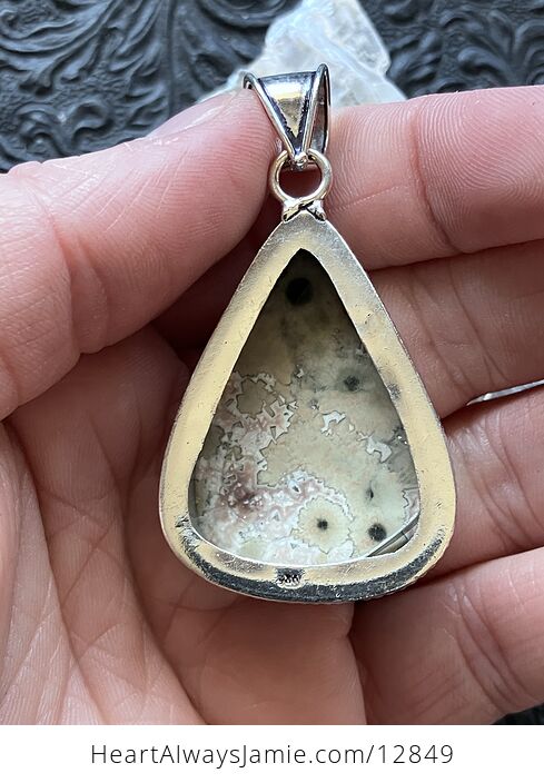 Sea Ocean Jasper Crystal Stone Jewelry Pendant - #6cakn0e1q4g-4