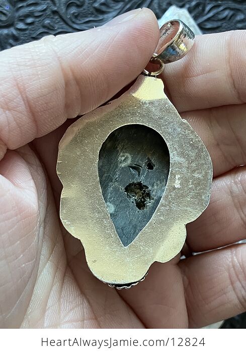 Sea Ocean Jasper Crystal Stone Jewelry Pendant - #n4a0kDuxLRk-5