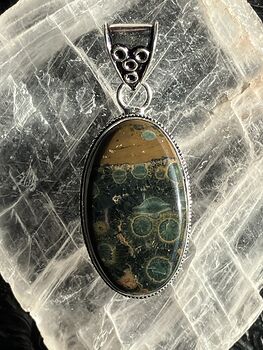 Sea Ocean Jasper Pendant Crystal Stone Jewelry #f51KCdJJqs8