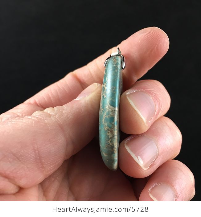 Sea Sediment Jasper Stone Jewelry Pendant - #RgeQw4KgdEY-5