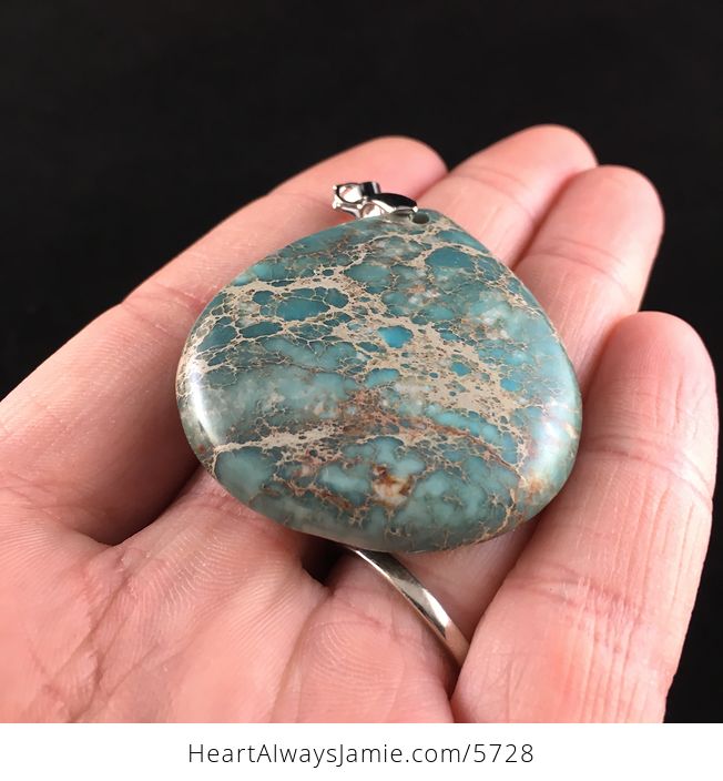 Sea Sediment Jasper Stone Jewelry Pendant - #RgeQw4KgdEY-2