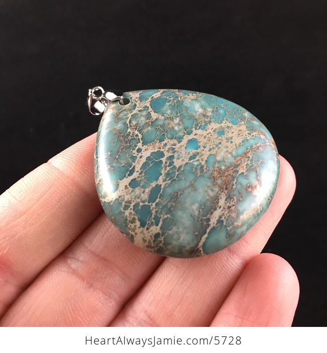 Sea Sediment Jasper Stone Jewelry Pendant - #RgeQw4KgdEY-4