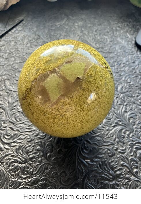 Serpentine Sphere Crystal Ball - #2PY1kTQSXwk-1