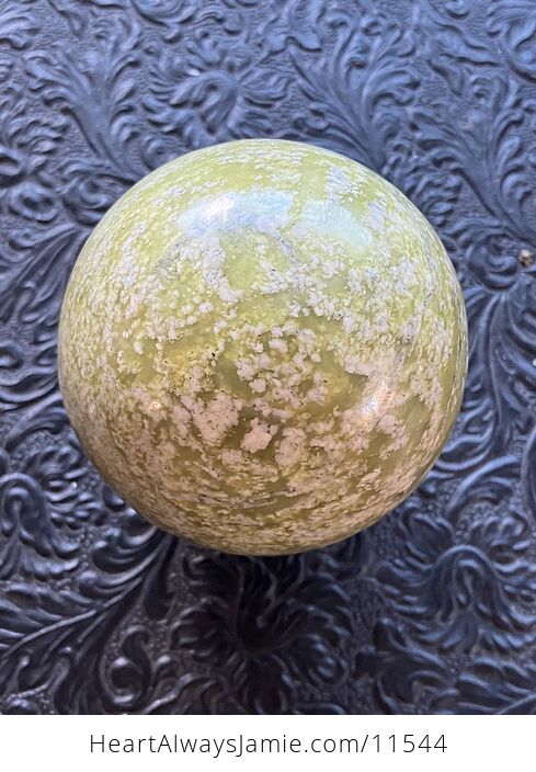 Serpentine Sphere Crystal Ball - #iByl9lN80nY-2