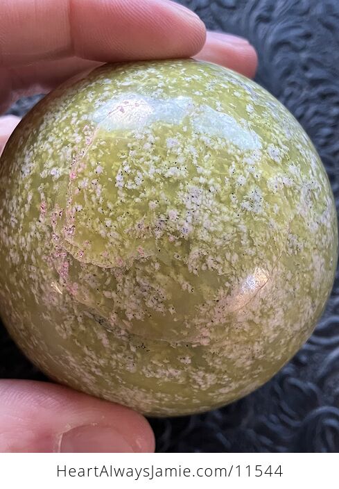 Serpentine Sphere Crystal Ball - #iByl9lN80nY-9