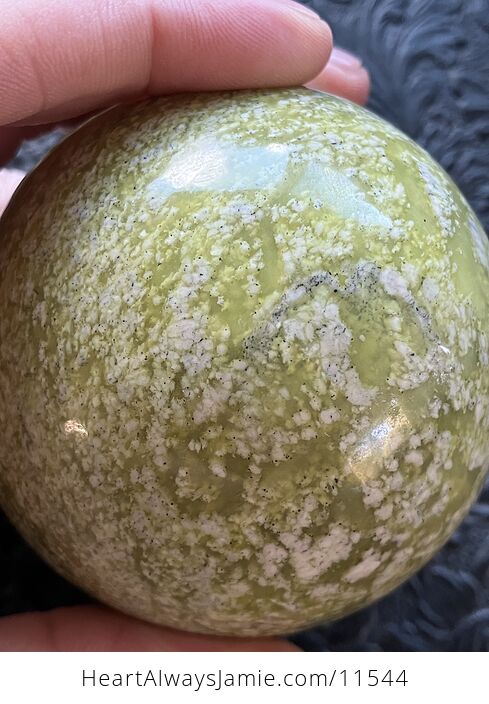 Serpentine Sphere Crystal Ball - #iByl9lN80nY-11