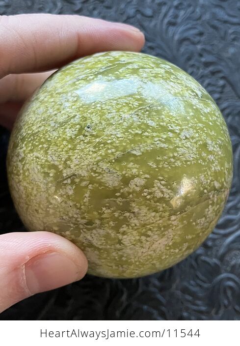 Serpentine Sphere Crystal Ball - #iByl9lN80nY-5