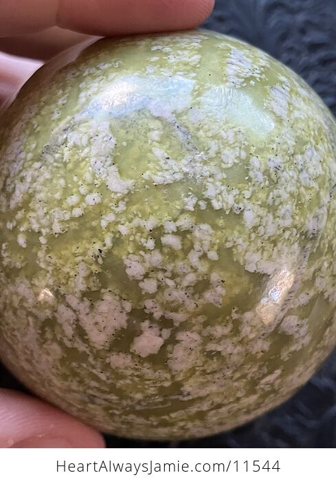 Serpentine Sphere Crystal Ball - #iByl9lN80nY-3