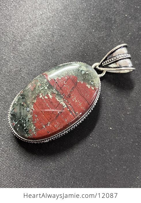 Setonite African Bloodstone Jewelry Pendant Crystal Stone Jewelry - #96YEmg33TOg-8