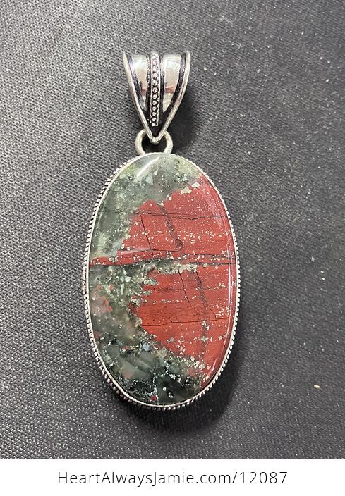 Setonite African Bloodstone Jewelry Pendant Crystal Stone Jewelry - #96YEmg33TOg-9