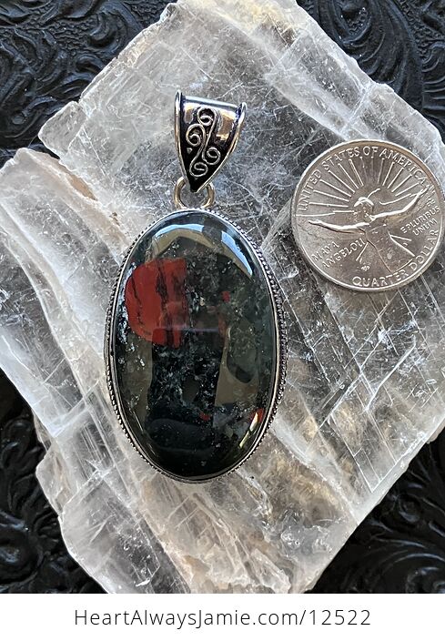 Setonite African Bloodstone Jewelry Pendant Crystal Stone Jewelry - #o2T6CfuKU0E-7