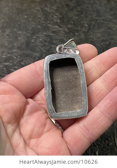 Silver Sheen Obsidian Crystal Stone Jewelry Pendant - #HomKhIYsz0Q-4