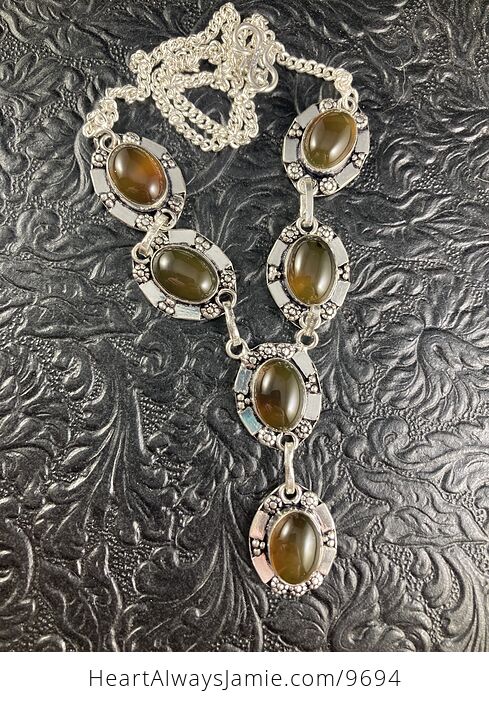 Smoky Quartz Crystal Jewelry Necklace - #MWCyQ20kf6s-6