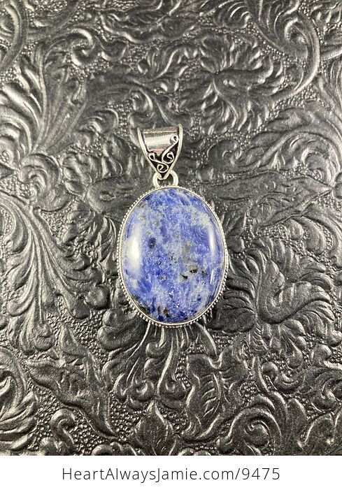Sodalite Crystal Stone Jewelry Pendant - #YP4ojQo67Lw-1