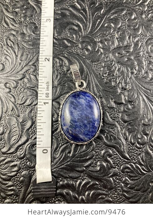 Sodalite Crystal Stone Jewelry Pendant - #kIA4jXoudzM-3
