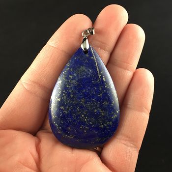 Sparkly Lapis Lazuli Stone Jewelry Pendant #auYgFS2DGks