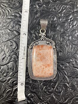 Sparkly Orange Sunstone Crystal Jewelry Stone Pendant #vL8DUfhNP5g
