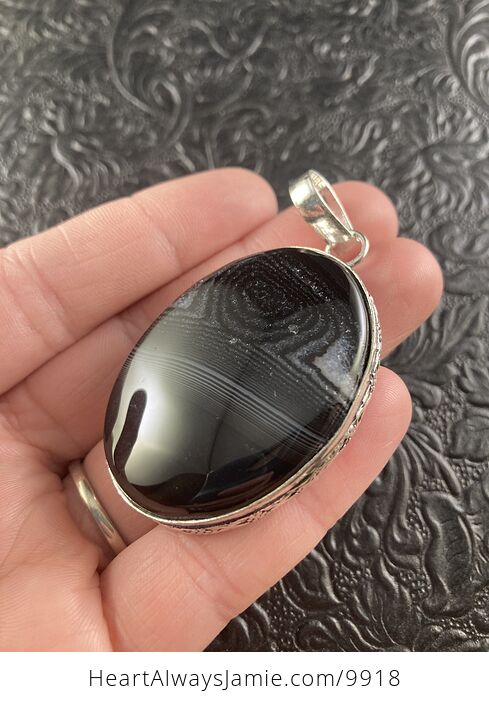 Stone Crystal Jewelry Pendant Black Onyx - #1I9Tz8yPZIk-5